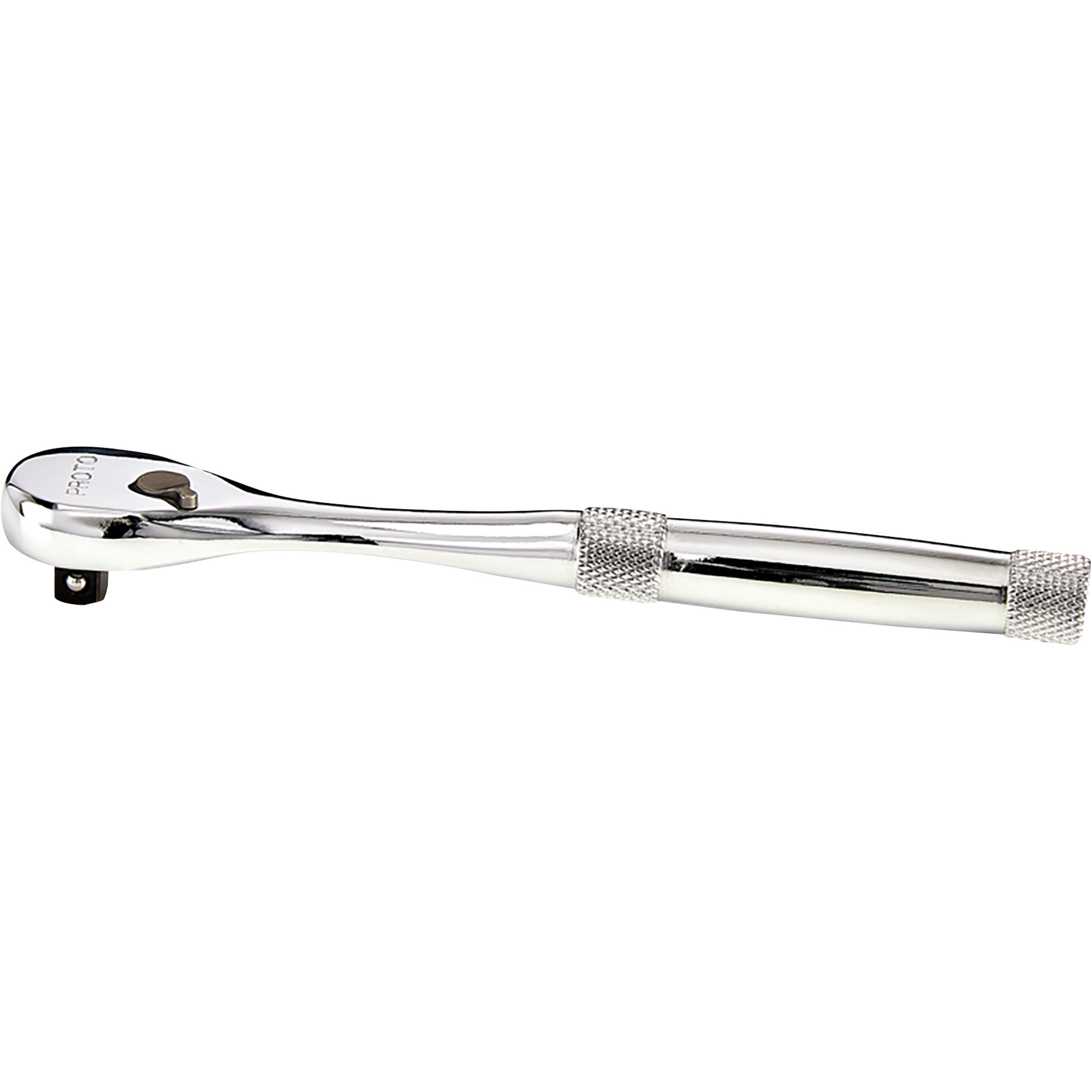 Proto 1/4in. Drive Pear Head Ratchet  - Full Polish Finish, Model# J4749XL